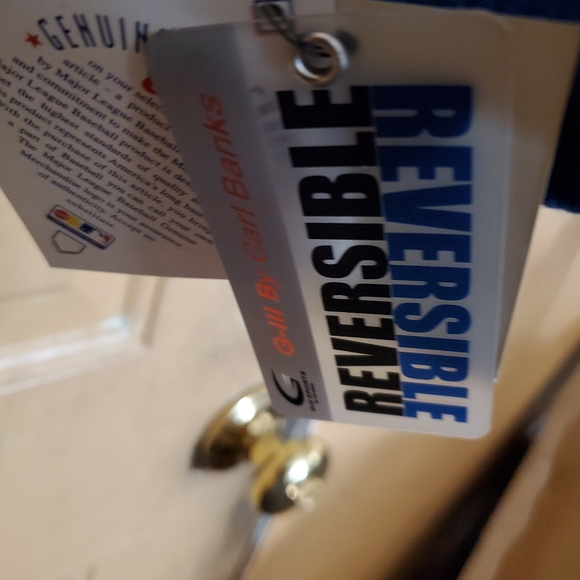 DODGERS LEATHER AND WOOL REVERSIBLE JACKET - Picture 12 of 16